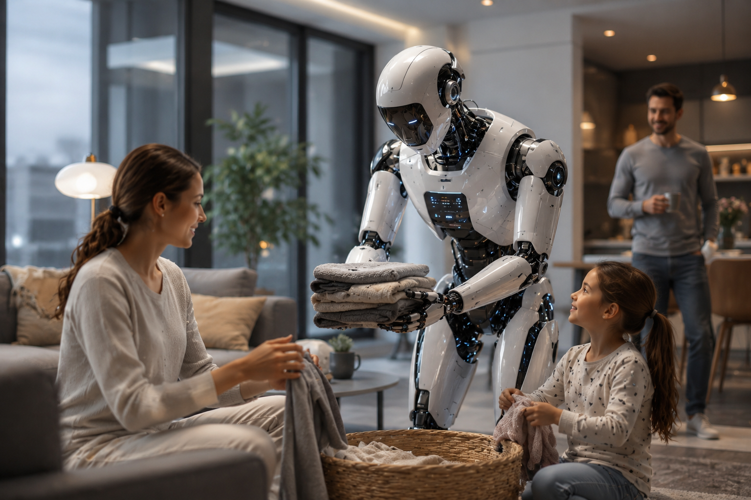AI Robot Working