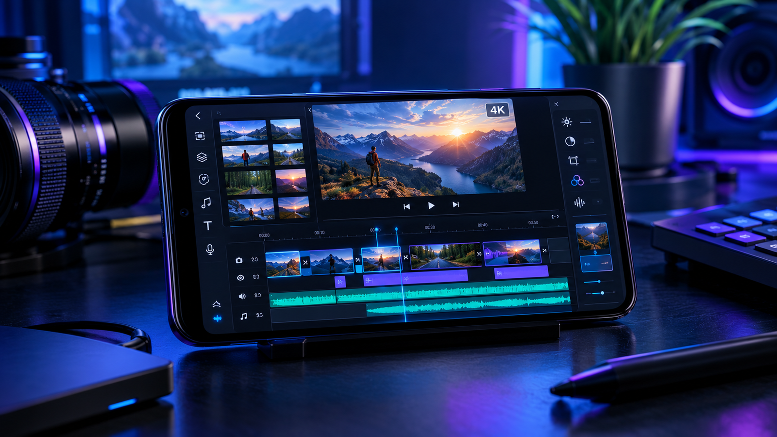 Professional video editing on Android